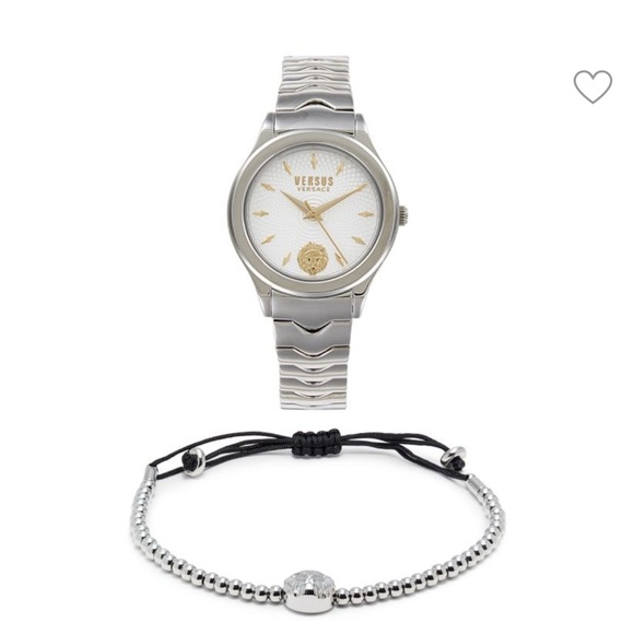 Versus Versace Accessories - Versus Versace Silver Watch and Bracelet Set
